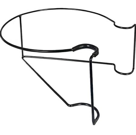 Bloem Railscapes 5 in. H X 11.5 in. W X 11.18 in. D Metal Flower Pot Holder Thick Black