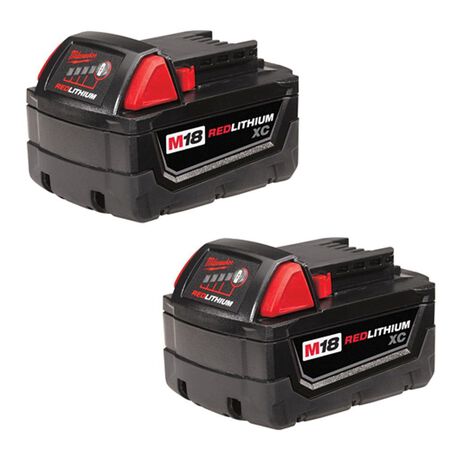 Milwaukee M18 XC 18 volts Red Lithium Battery Combo Pack