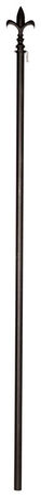 Evergreen Enterprise 56 in. L Black Cast Iron Flag Pole