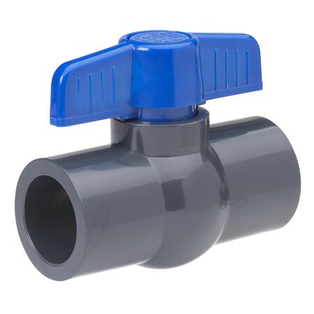 Homewerks 1 in. PVC Slip Ball Valve Full Port T-Handle