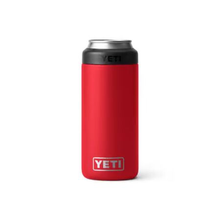 YETI Rambler 12 oz. Rescue Red BPA Free Colster Slim Can Insulator