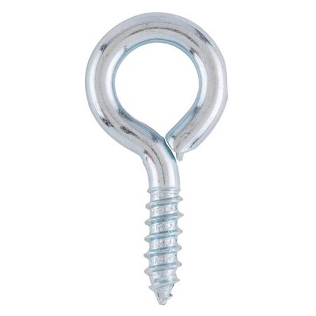 Ace 1/4 in. D X 1-13/16 in. L Zinc-Plated Steel Screw Eye 80 lb. cap. 5 pk