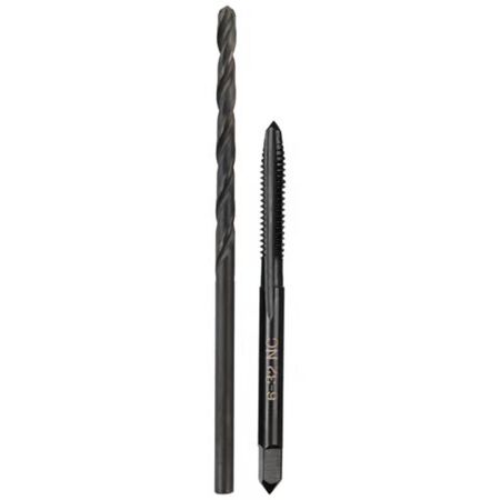 Milwaukee SAE 6-32 NC Straight Flute Plug Tap & #36 Drill Bit