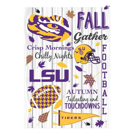 Evergreen Louisiana State University, Moire Flag, House Size, Fall Seasonal