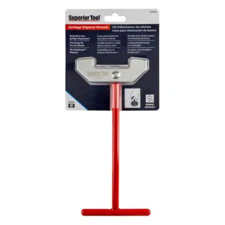 Superior Tool Garbage Disposal Wrench Black/Red 1 Piece