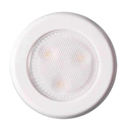 Westek BL-PUTN-W2 Compact Ultra-Thin Puck Light, 12 V, AAA Battery, 1-Lamp, LED Lamp, 50 Lumens, White, 2/CD
