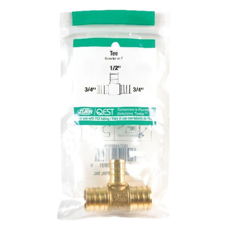 SharkBite 3/4 in. Barb X 3/4 in. D Barb Copper Reducing Tee