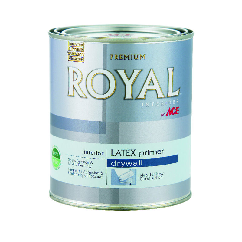 Ace Royal White Flat WaterBased Acrylic Latex PVA Primer 1 qt. Stine
