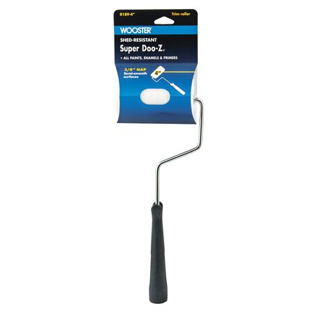 Wooster Super Doo-Z 4 in. W Trim Paint Roller Frame and Cover Threaded End