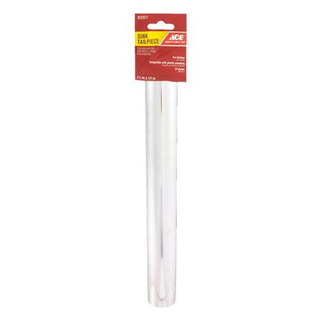 Ace 1-1/2 in. D X 12 in. L Brass Tailpiece