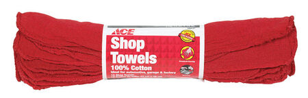Ace Cotton Shop Towels 13 in. W x 15 in. L 12 pk