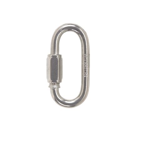 Campbell Polished Stainless Steel Quick Link 880 lb 2-1/4 in. L