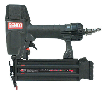 Senco FinishPro 18Mg Pneumatic Straight Strip Brad Nailer Kit 18 Ga.