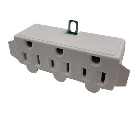 Ace Polarized 3 outlets Adapter 1 pk