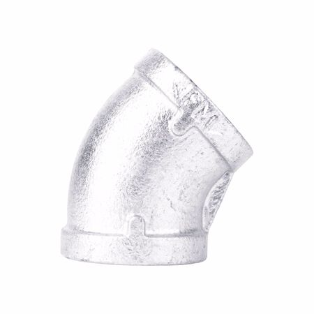 STZ Industries 1/8 in. FIP each X 1/8 in. D FIP Galvanized Malleable Iron 45 Degree Elbow