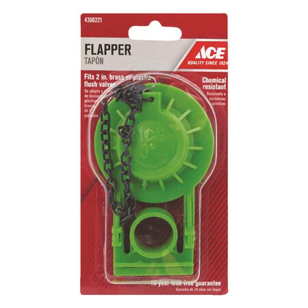 Ace Flapper and Chain Green Rubber