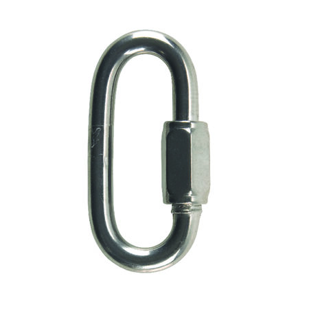 Campbell Polished Stainless Steel Quick Link 1540 lb 2.93 in. L