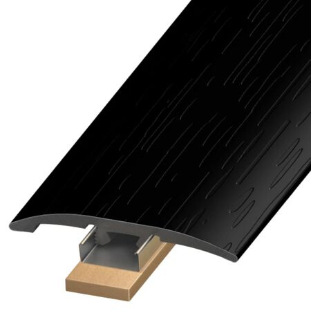 Versatrim Slim Trim 3-in-1 Floor Molding Black