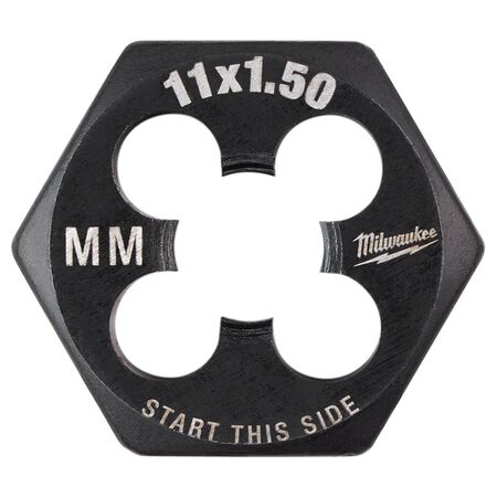 Milwaukee Metric M11x1.5 mm 1" Hex Threading Die