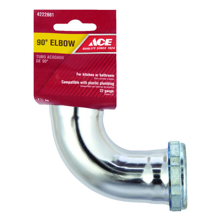 Ace 1-1/2 in. D Brass 90 Degree Elbow