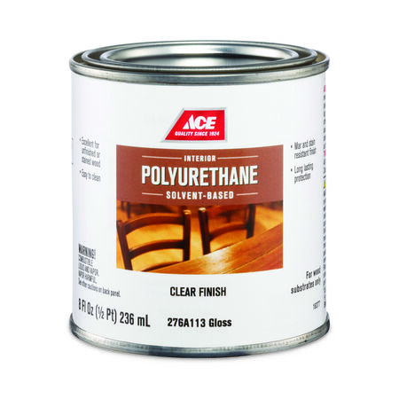 Ace Gloss Clear Solvent-Based Polyurethane 1/2 pt.
