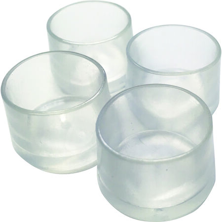Ace Thermoplastic Ethylene Leg Tip Clear Round 7/8 in. W 1 pk