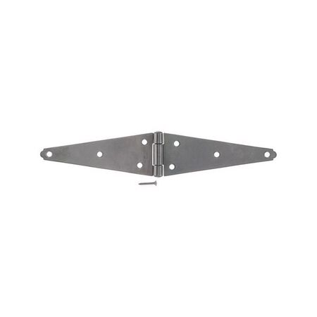 Ace 8 in. L Stainless Steel Heavy Duty Strap Hinge 1 pk