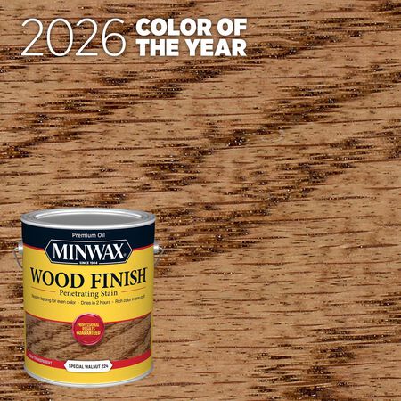 Minwax Wood Finish Semi-Transparent Special Walnut Oil-Based Penetrating Wood Stain 1 gal