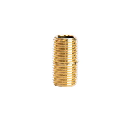 ATC 1/8 in. MPT Brass Close Nipple