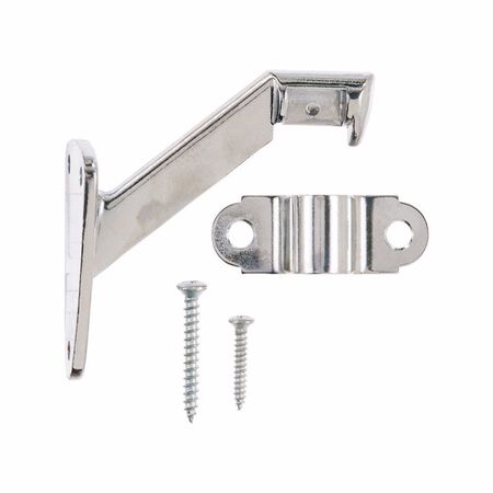 Ace Silver Steel Heavy Duty Hand Rail Bracket