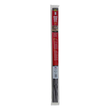 M-D Brown Vinyl Door Set Seal For U-shaped 36 in. L X 1-3/4 in.