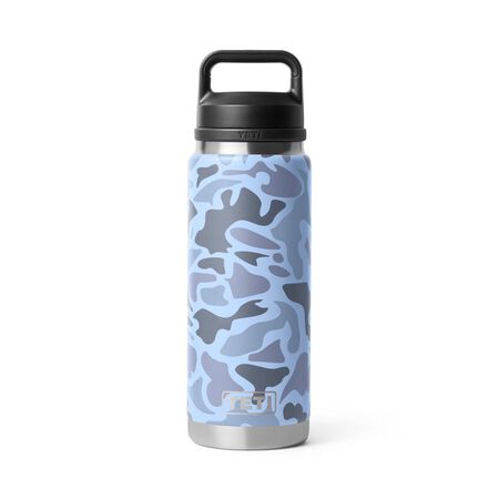 YETI Rambler 26 oz Blue Camo BPA Free Bottle with Chug Cap