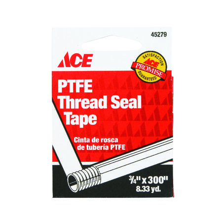 Ace White 3/4 in. W X 300 in. L Thread Seal Tape