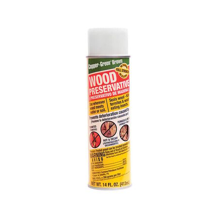Copper Green Flat Brown Other Oil-Based Wood Preservative Spray 14 oz