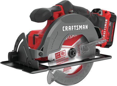 CRAFTSMAN V20* CORDLESS 6-1/2-IN. CIRCULAR SAW KIT (1 BATTERY)