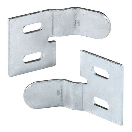 Prime-Line Zinc-Plated Silver Steel Bi-Fold Door Aligner 2 pc