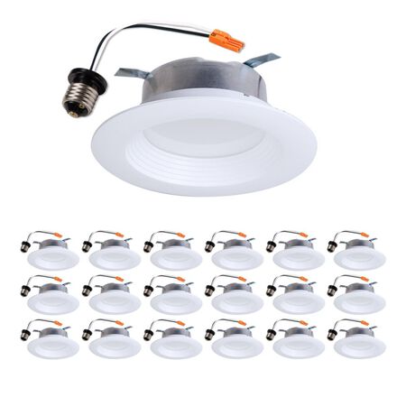 Halo Bright White 4 in. W LED Recessed Downlight 8 W