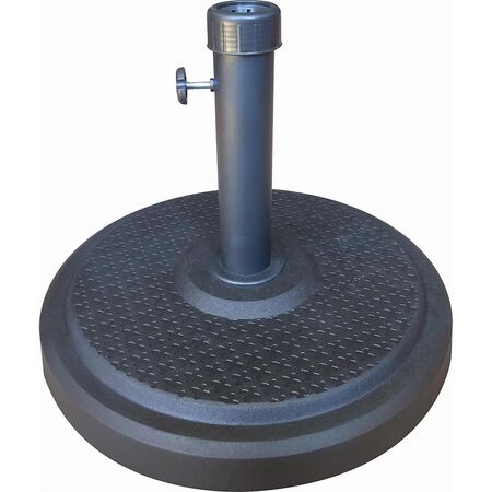 Bond Black Round Envirostone Umbrella Base