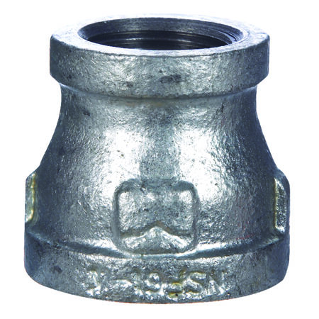 STZ Industries 3/8 in. FIP each X 1/4 in. D FIP Galvanized Malleable Iron Reducing Coupling