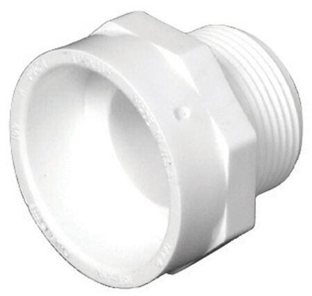 Charlotte Pipe Schedule 40 3 in. Hub X 3 in. D PVC Pipe Adapter 1 pk