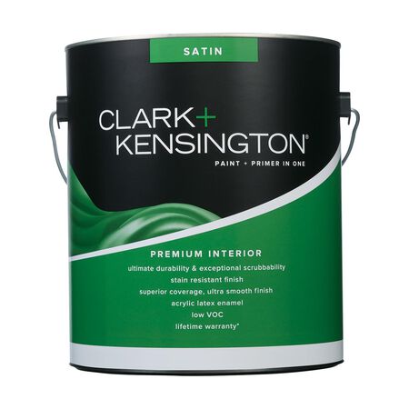 Clark+Kensington Satin Designer White Premium Paint Interior 1 gal
