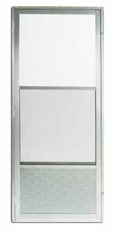 Croft Self-Storing Storm Door Self-Storing Imperial Style 161 80 in. x 36 in. Aluminum Right 36 in.