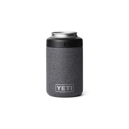 YETI Rambler 12 oz. Black Stone BPA Free Colster Can Insulator