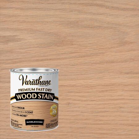 Varathane Premium Sunbleached Oil-Based Fast Dry Wood Stain 1 qt