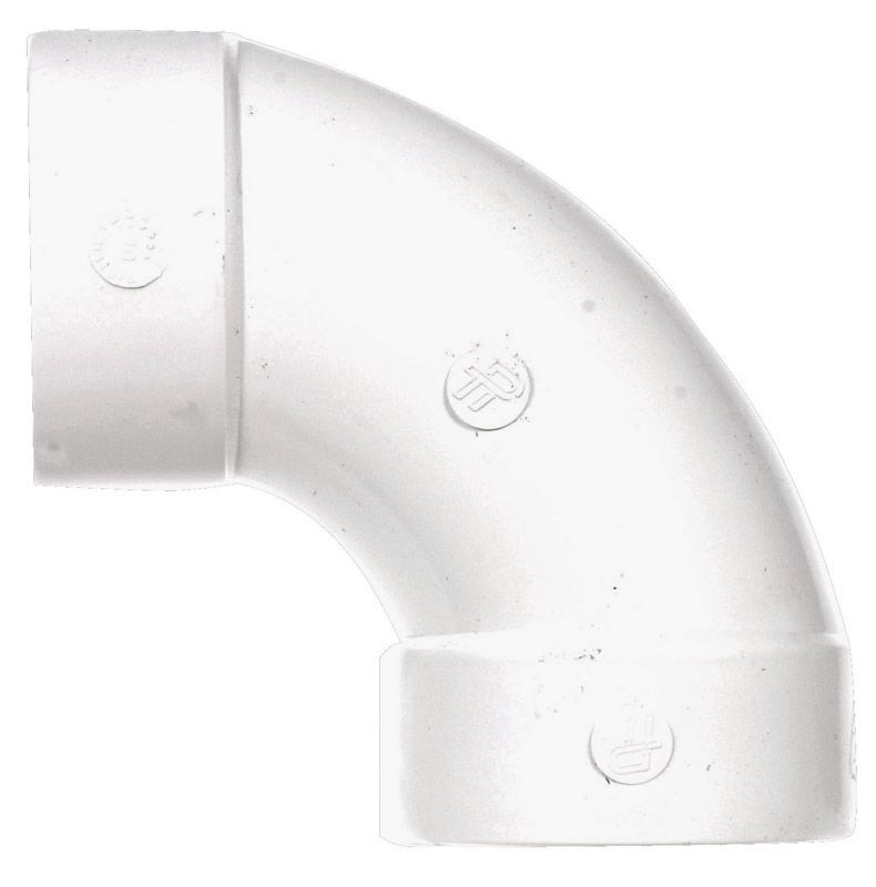 Plastic Trends SDR35 4 in. Hub x 4 in. Dia. Hub PVC Elbow Stine Home