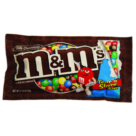 M&M's Milk Chocolate Chocolate Candies 3.14 oz