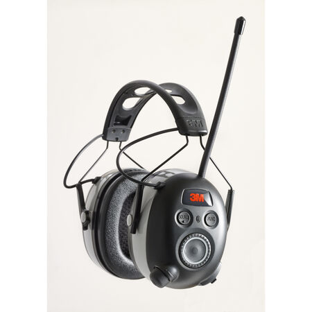 3M WorkTunes 24 dB Soft Foam Bluetooth Ear Plugs/Ear Phones With Mic Black 1 pair