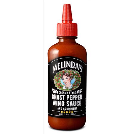 Melinda's Foods Ghost Pepper Wing Hot Sauce 12 oz