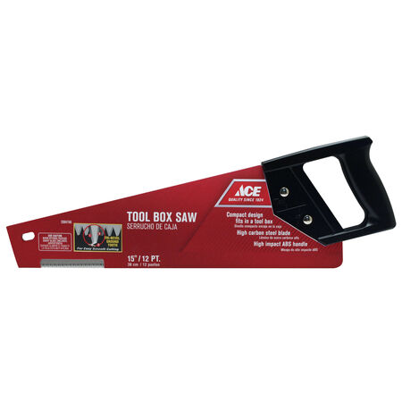 Ace 15 in. High Carbon Steel Tool Box Saw 12 TPI 1 pc