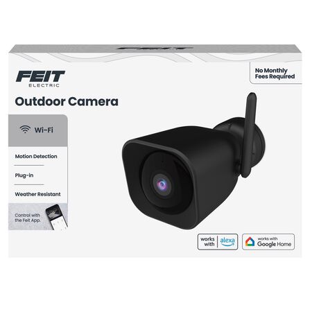 Feit Smart Home Plug-in Outdoor Smart-Enabled Security Camera